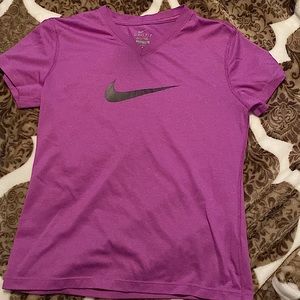 Youth large purple Nike shirt